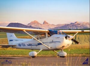 Cessna 172 au décollage
